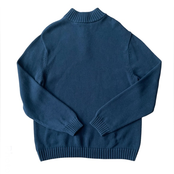 Chaps: 100% Cotton Blue Sweater - Picture 14 of 16